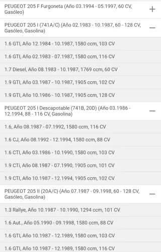 Radiador Aluminio Peugeot 205