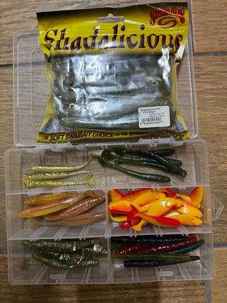 Lote señuelos pesca Shadalous 4.5