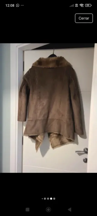 Chaquetón símil ante Pull&Bear marrón