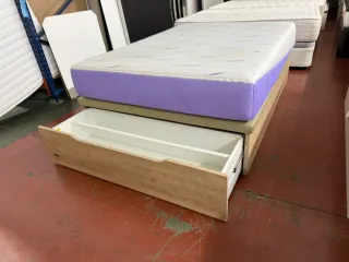 Canapé Zapatero + Colchón Visco 135x190