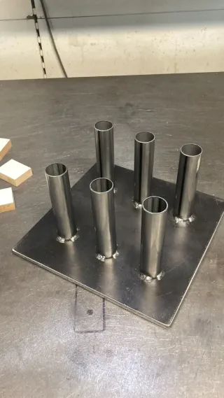 Soporte para 6 Barras de 28 y 30 mm de Decathlon