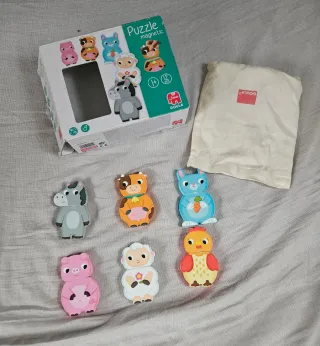 Puzzle Magnético Goula Animales Granja 12 Piezas