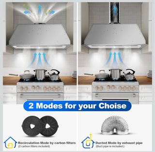 Cappa Aspirante 60 TSHM17SS-60 Acciaio Inox