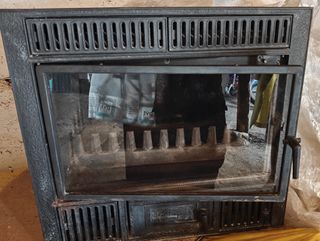 Chimenea Hergóm C3 Leña Metal Negra