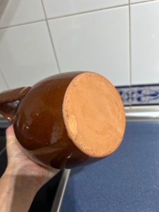 Botijo Cerámica vidriada Toro