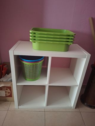 Estantería Ikea 4 huecos blanca