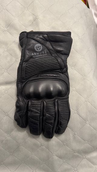 Guantes Moto Armure Invierno Negros Talla L