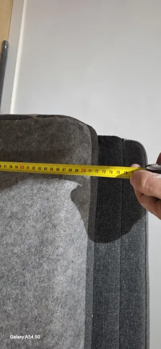 Asiento y respaldo sofá Ikea gris