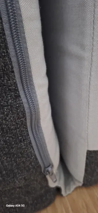 Asiento y respaldo sofá Ikea gris