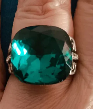 Anillo Vintage Cóctel Espectacular