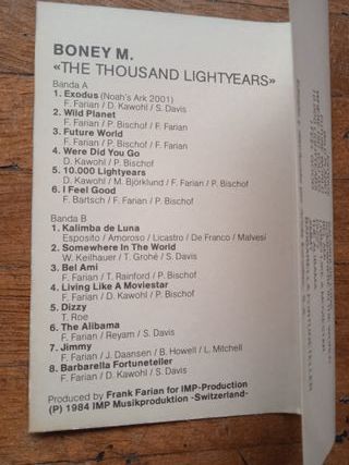 Boney M. 2 Cassettes Navidades/Ten Thousand