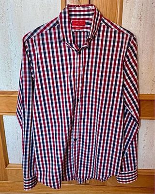 Camisa hombre Zara cuadros