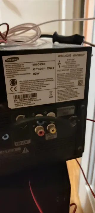 Equipo de música Samsung MM-D330D