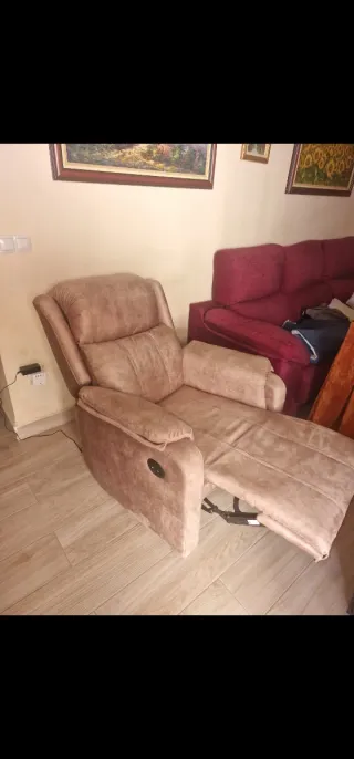 Sillón Relax Eléctrico Beige