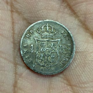 1 Real 1862 Isabel II Madrid