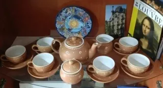 Juego de tazas de cerámica