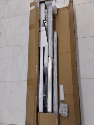 VEVOR Escalera de Muelle Altura Ajustable 75-96 cm Pontón Escalera para Barco 4 Escalones Aleación de Aluminio Carga 226 kg con