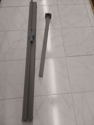 VOUNOT Toldo Lateral Retráctil, Protege la Privacidad, Protector Solar a Prueba de Viento, para Balcón, Jardin, Terraza, 140 x 3