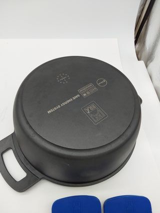 BRA Advanced Cacerola 28 cm, Aluminio Fundido con Antiadherente, sin PFOA Reforzado de Rendimiento Superior, Inducción, 5.7 litr