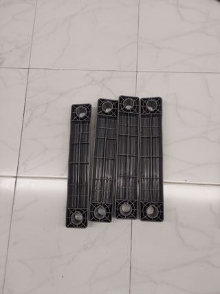 BESTWAY Escalera para Piscinas Desmontables 112x66x116 cm Plateado