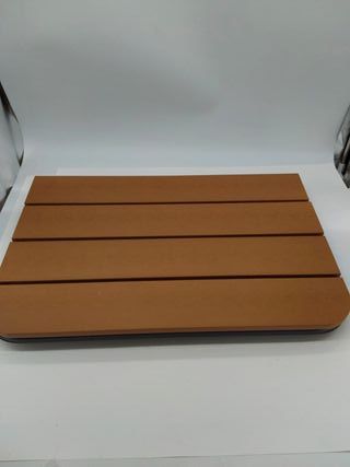 VEVOR Mesa Colgante para Balcón, Mesa Plegable para Balcón al Aire Libre de 1000 x 485 x 480 mm con Barandillas, Ajustable en 5