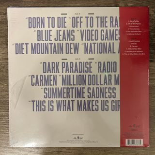 Lana Del Rey-Born to Die vinilo LP rojo limitado