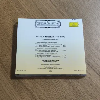 CD Mahler - Sinfonia N.º 5 - Bernstein