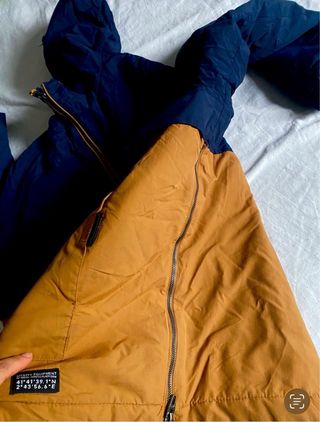 Sudadera Hombre Azul/Marrón Talla XXL