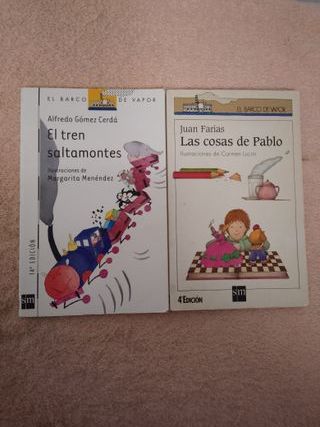 LOTE (II) 9 LIBROS EL BARCO DE VAPOR (blancos)