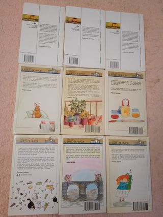 LOTE (II) 9 LIBROS EL BARCO DE VAPOR (blancos)