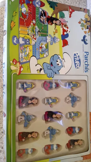 Juego del parchís de  Los Pitufos
