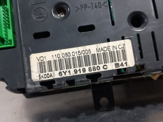 CUADRO INSTRUMENTOS SKODA FABIA (6Y2/6Y3) 6Y19198