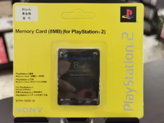 Memory Card 8MB PS2 Sony Nero