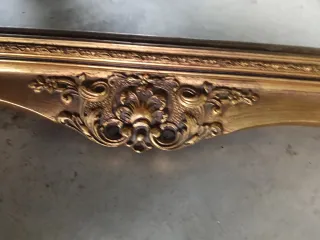 Espejo de madera dorado estilo barroco