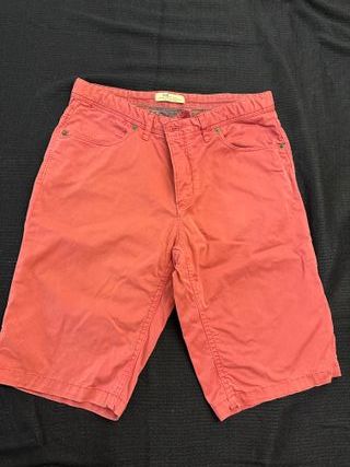 Pantalón Corto Mango Rojo Talla 40
