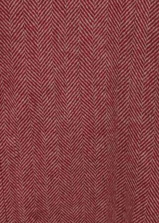 Falda tweed roja de lana de Massimo Dutti, talla S