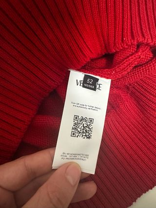 Versace Red Medusa Sweatshirt