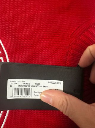 Versace Red Medusa Sweatshirt