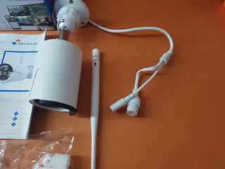 Cámara Bullet Nivian Wi-Fi 2K Visión Nocturna