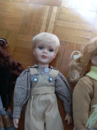 Muñecos de porcelana vintage