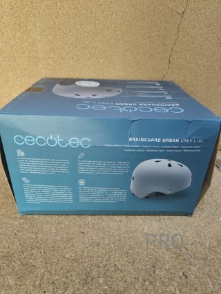 Cecotec Casco Urbano y Montaña para Bicicletas L-XL  Gris Cecotec