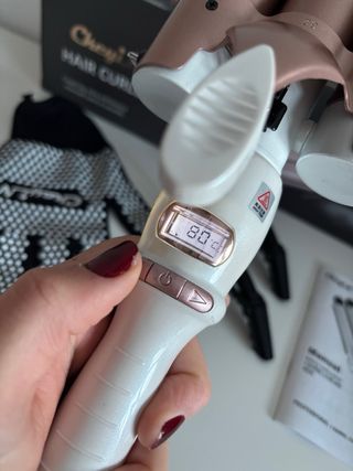 Rizador de pelo Cheyi'N 3 barriles 32mm oro/blanco