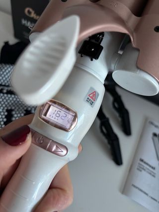 Rizador de pelo Cheyi'N 3 barriles 32mm oro/blanco