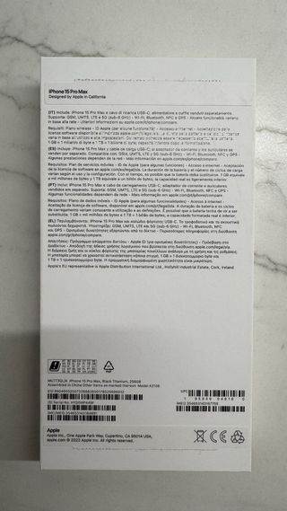 iPhone 15 Pro Max 256GB Negro