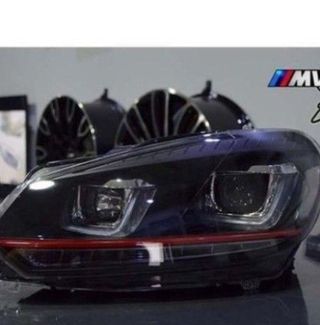 Faros delanteros Led Volkswagen Golf VI 6 Red edit