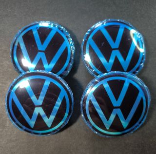 TAPABUJES VW 65mm · EMBLEMA LLANTAS VW NUEVO LOGO