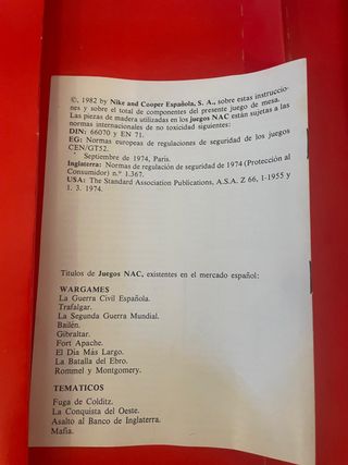 Juego de Mesa "ASALTO AL BANCO DE INGLATERRA" 1981