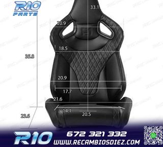 KIT ASIENTO BAQUET UNIVERSAL CUERO NEGRO ESTILO SPORTSTER CU