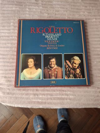 Verdi Rigoletto y Tosca LP Decca
