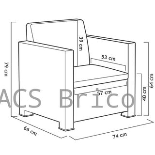 Muebles Jardín Belice Grafito
